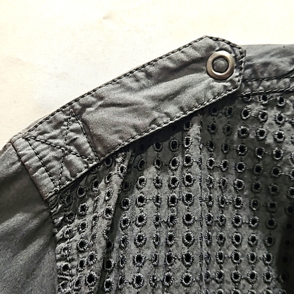 Bar 3, button up, shirt, dark grey, Long sleeve, snap cuff, 7 snaps,  Sz XXL - Picture 3 of 9